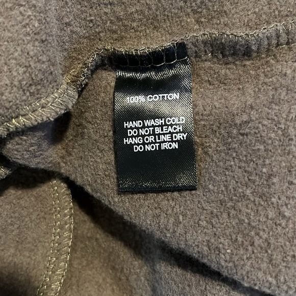 NWT Mono B Open Longline Women'ss Hooded Cardigan  With Pockets Brown 1086 - Picture 4 of 5